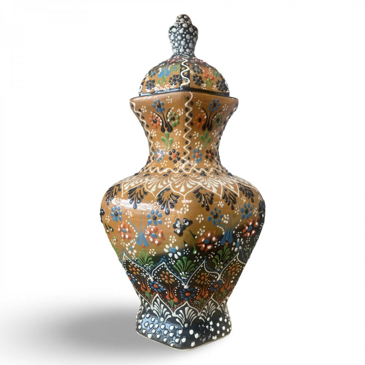 ROYAL Spring Tulip Handmade Turkish Ceramic Vase