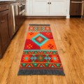 120 x 60 cm Reversible Turkish kilim runner