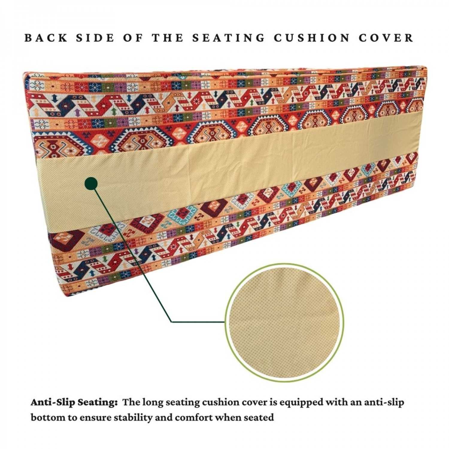 MESO Three Seater Moroccan Floor Sofa Set Covers - Unstuffed