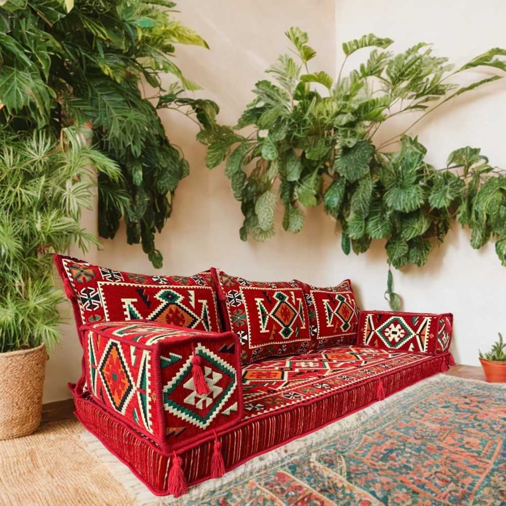 ANATOLIA Three Seater Majlis Floor Sofa Set