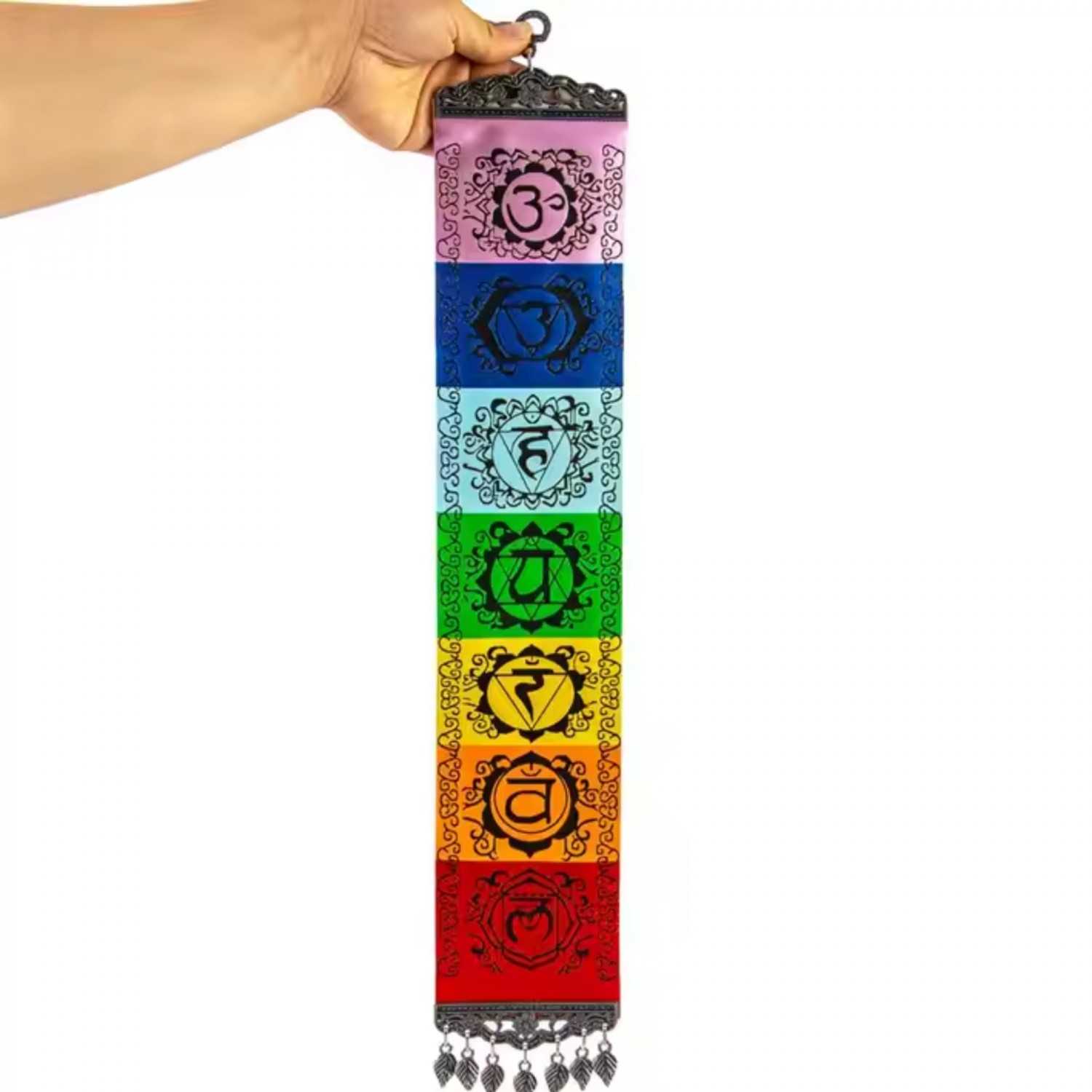 Handmade 7 Chakras Wall Hanging - Large Handmade 7 Chakras Wall Hanging - Large