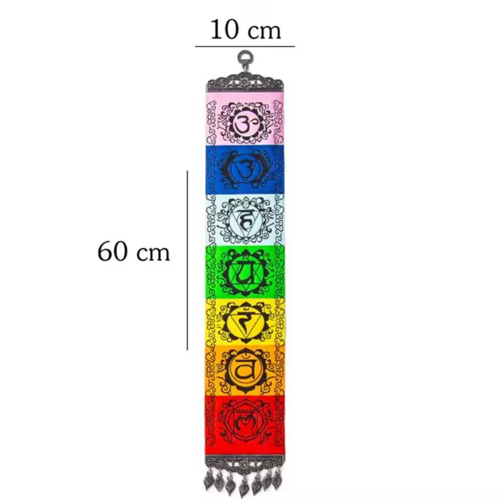 Handmade 7 Chakras Wall Hanging - Large