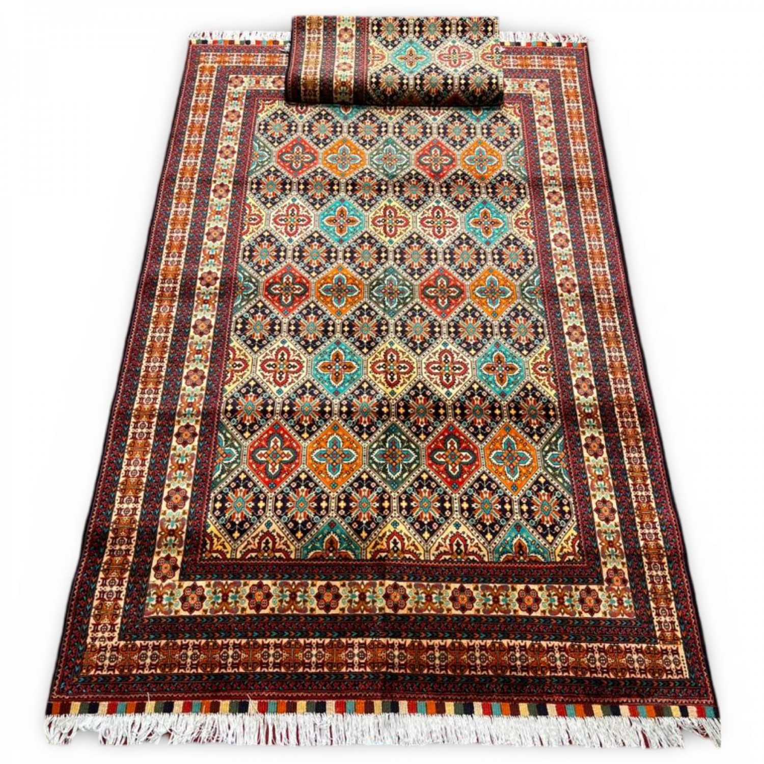 Exquisite Handwoven Persian Rug – 2x3m, Custom Wool Design Exquisite Handwoven Persian Rug – 2x3m, Custom Wool Design
