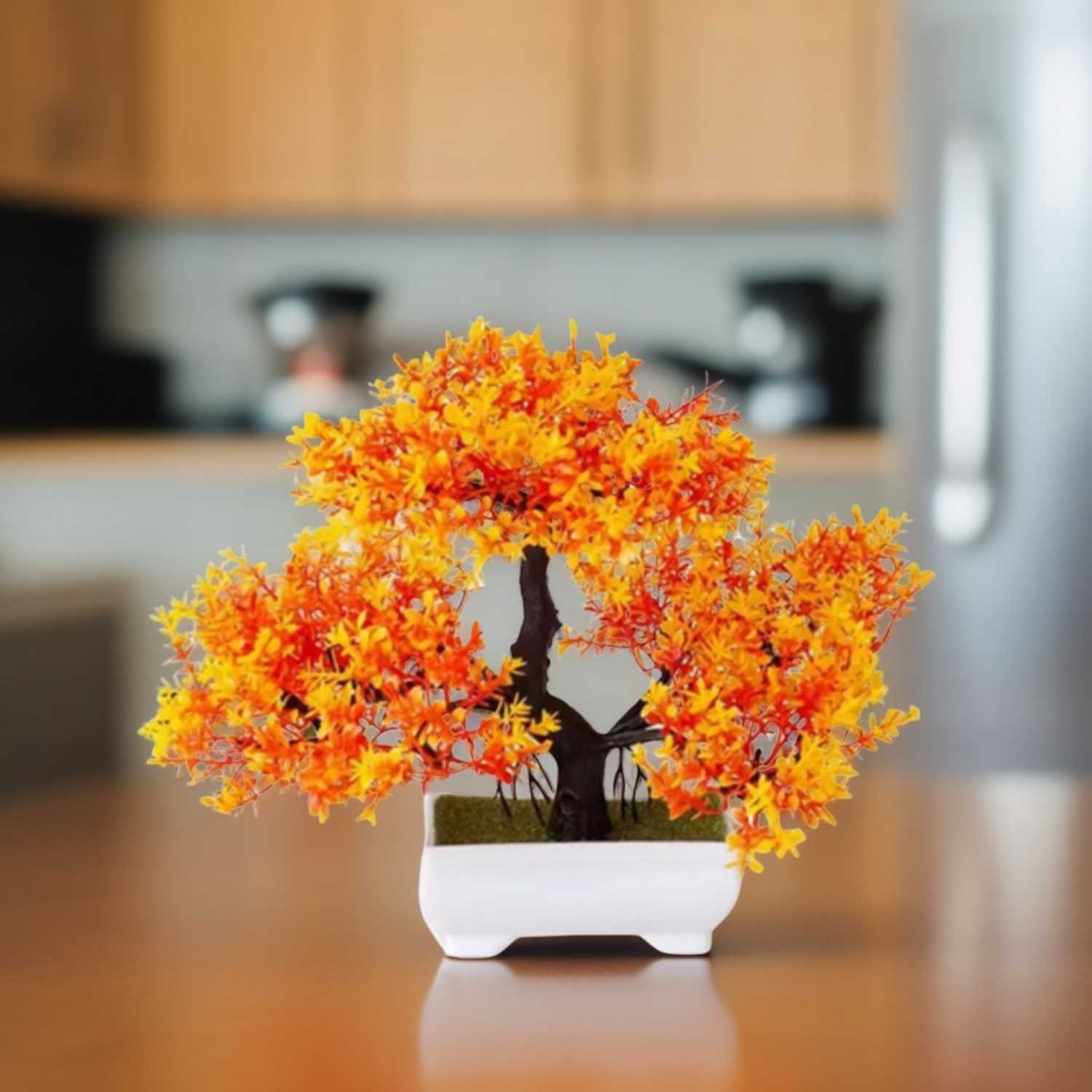 Artificial Bonsai Tree with Vase – Lifelike Small Decorative Plant in Various Colours