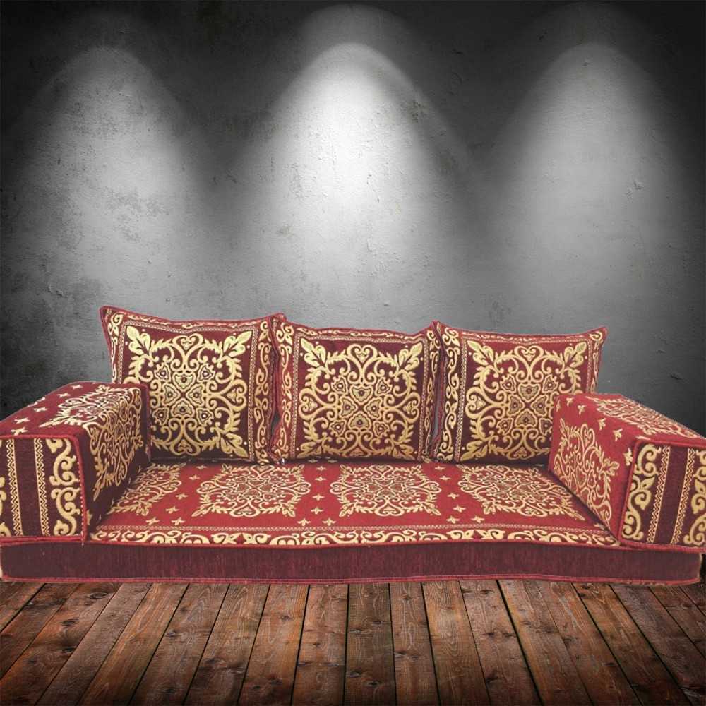 Royal Three Seater Majlis Floor Sofa Couch