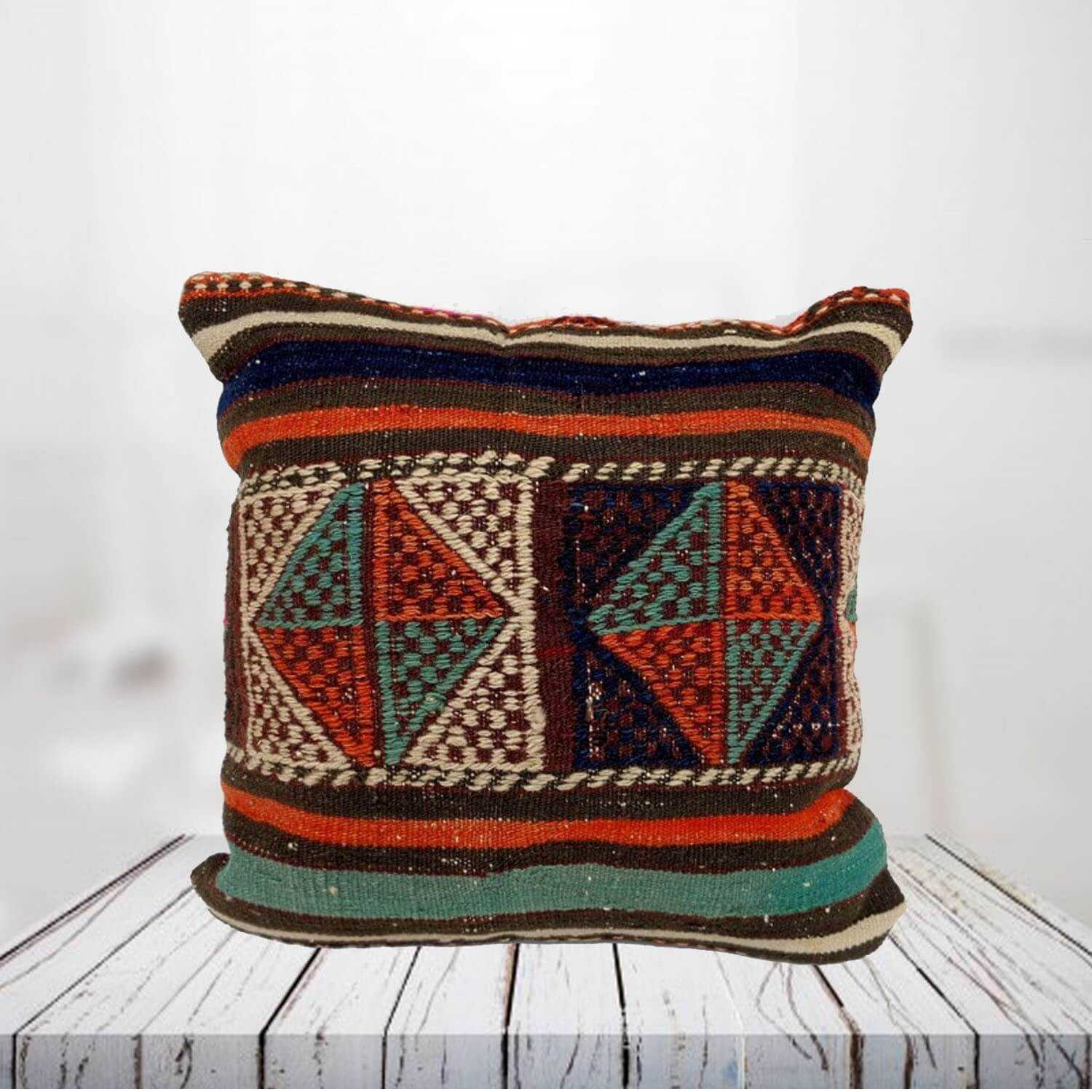Handwoven Turkish kilim pillow case - SHI_PC01