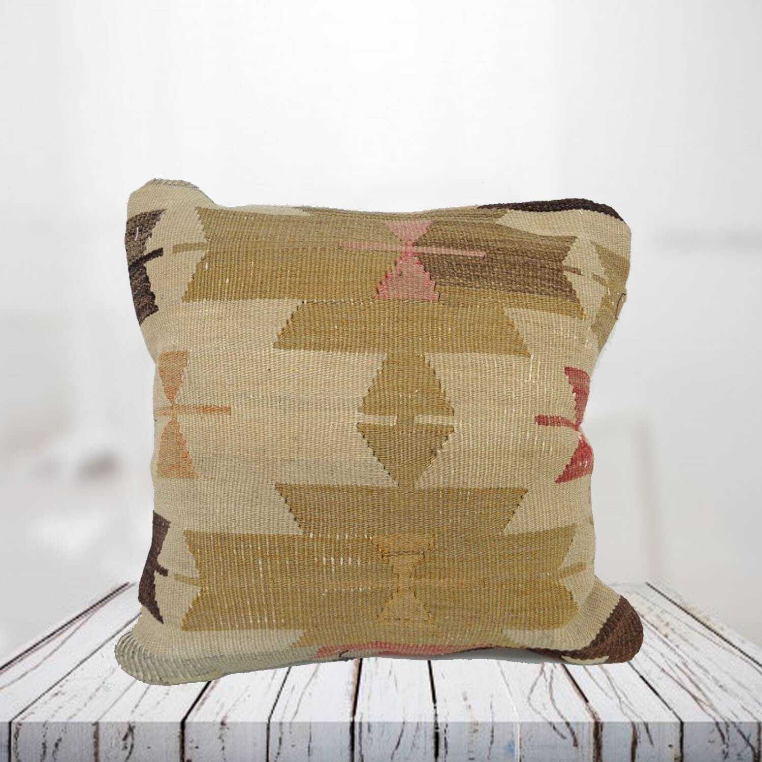 Handwoven Turkish kilim pillow case - SHI_PC04