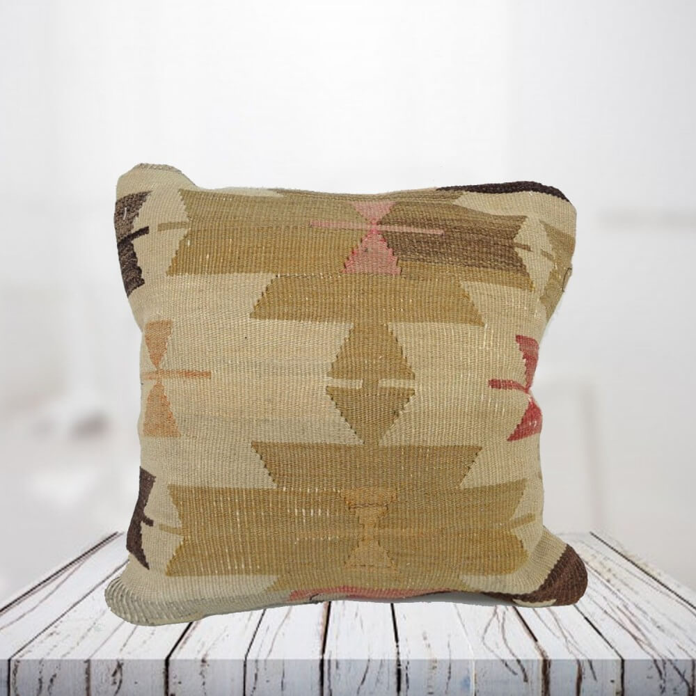Handwoven Turkish kilim pillow case - SHI_PC04