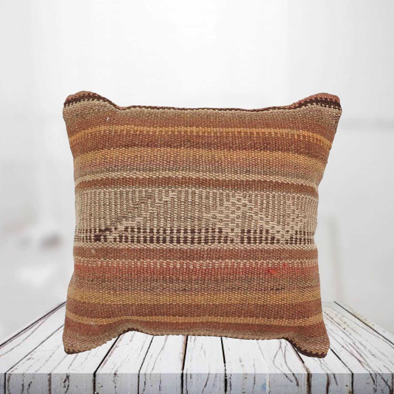 Handwoven Turkish kilim pillow case - SHI_PC06