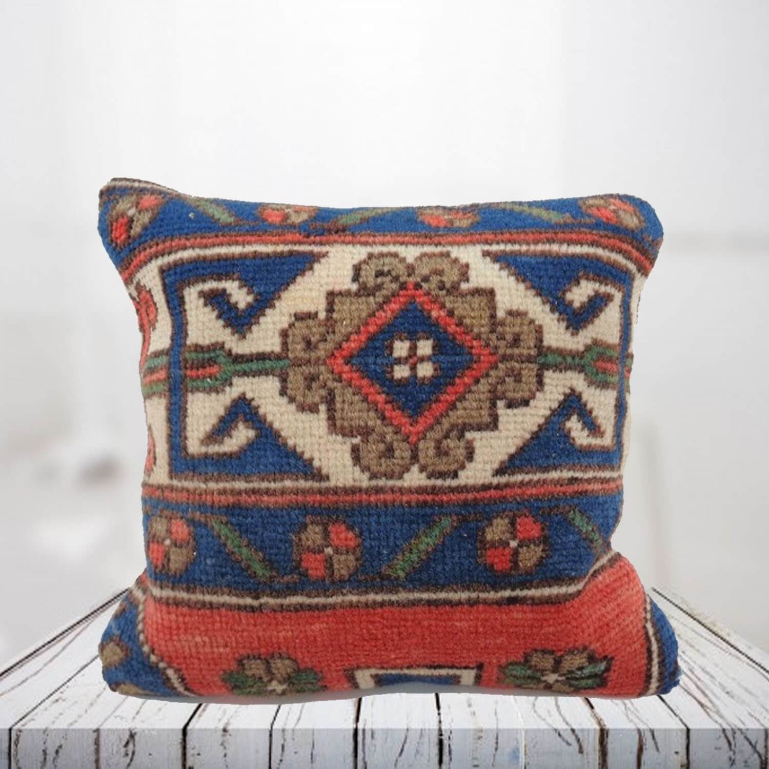 Handwoven Turkish kilim pillow case - SHI_PC07