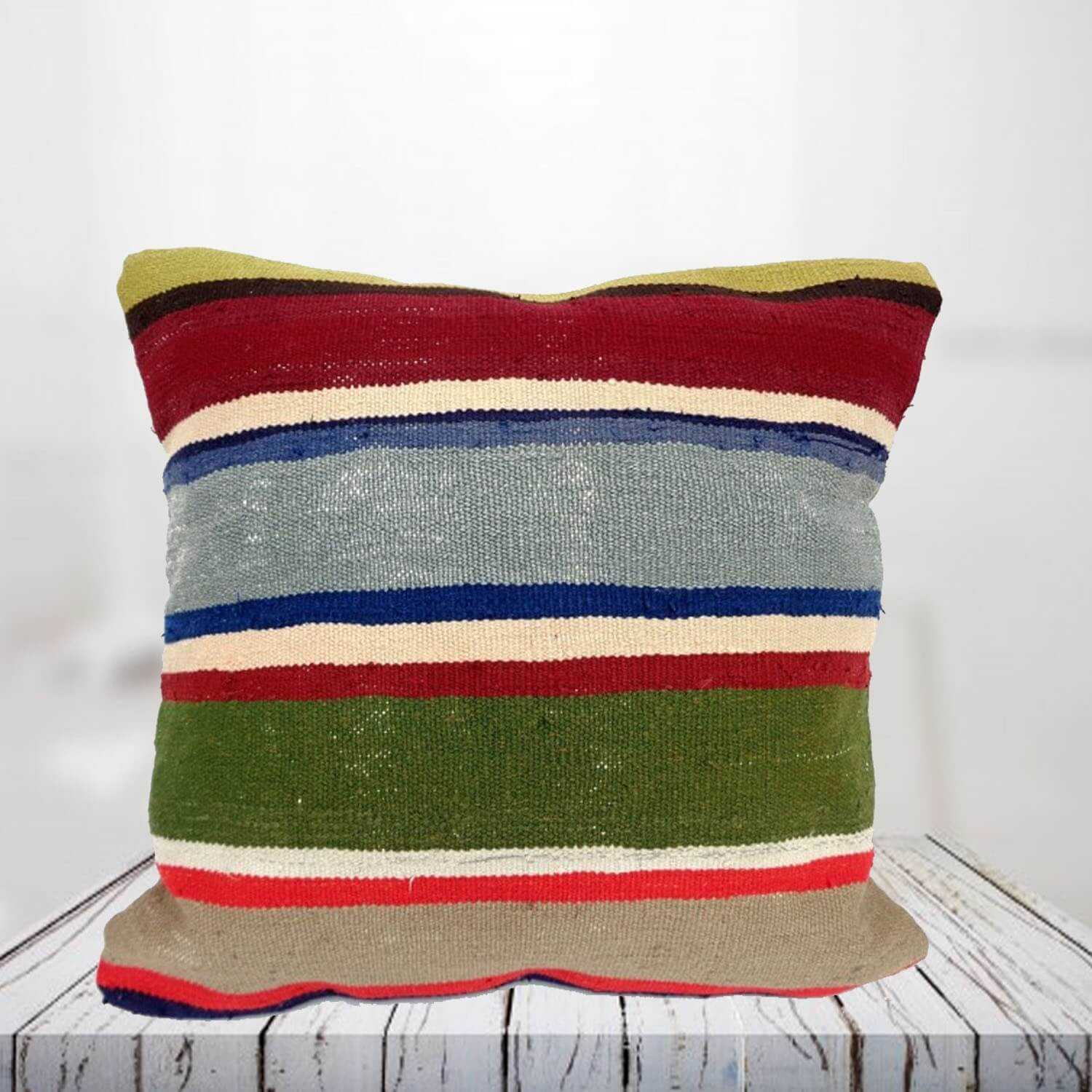 Handwoven Turkish kilim pillow case - SHI_PC20