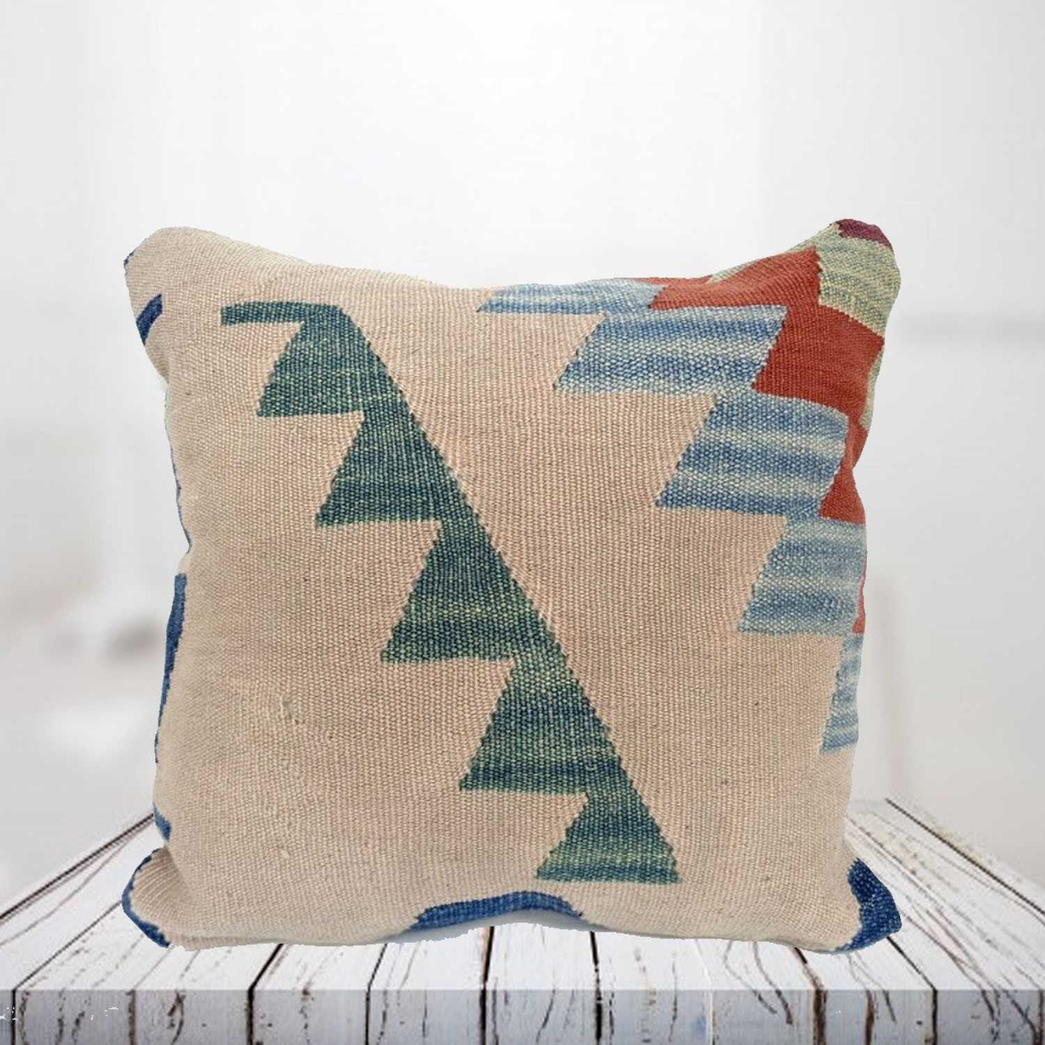 Handwoven Turkish kilim pillow case - SHI_PC21