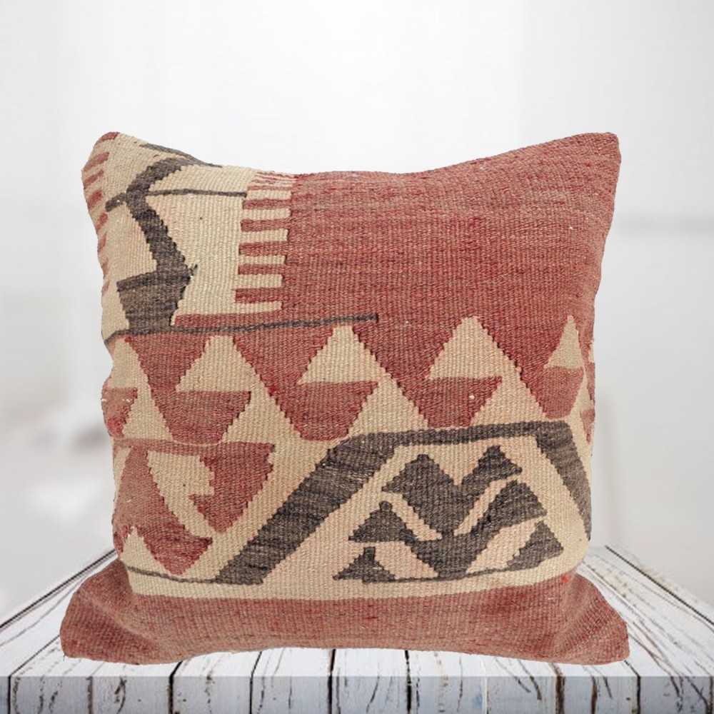 Handwoven Turkish kilim pillow case - SHI_PC25