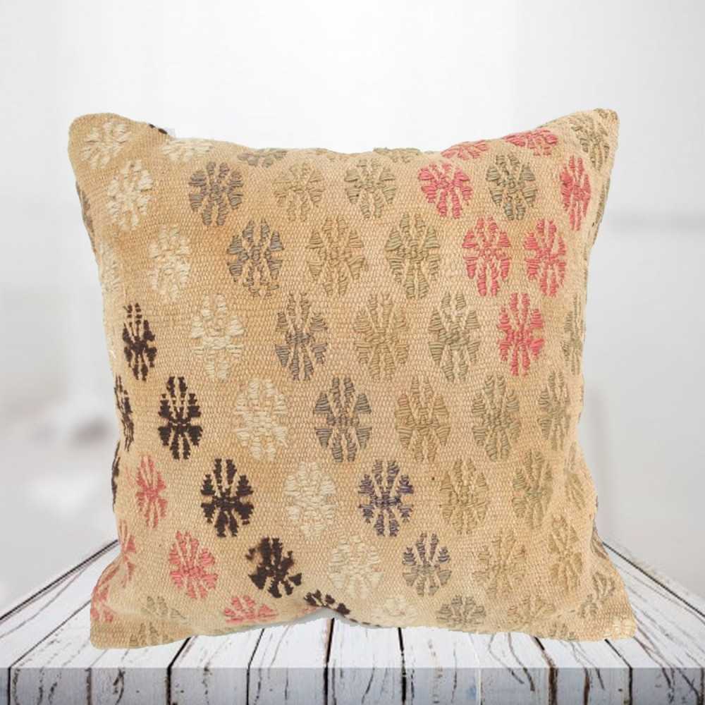 Handwoven Turkish kilim pillow case - SHI_PC27