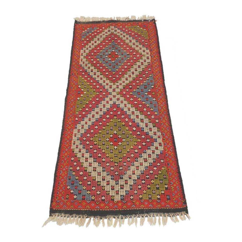 145 x 80 cm Handwoven oriental kilim rug - SHI_KR06
