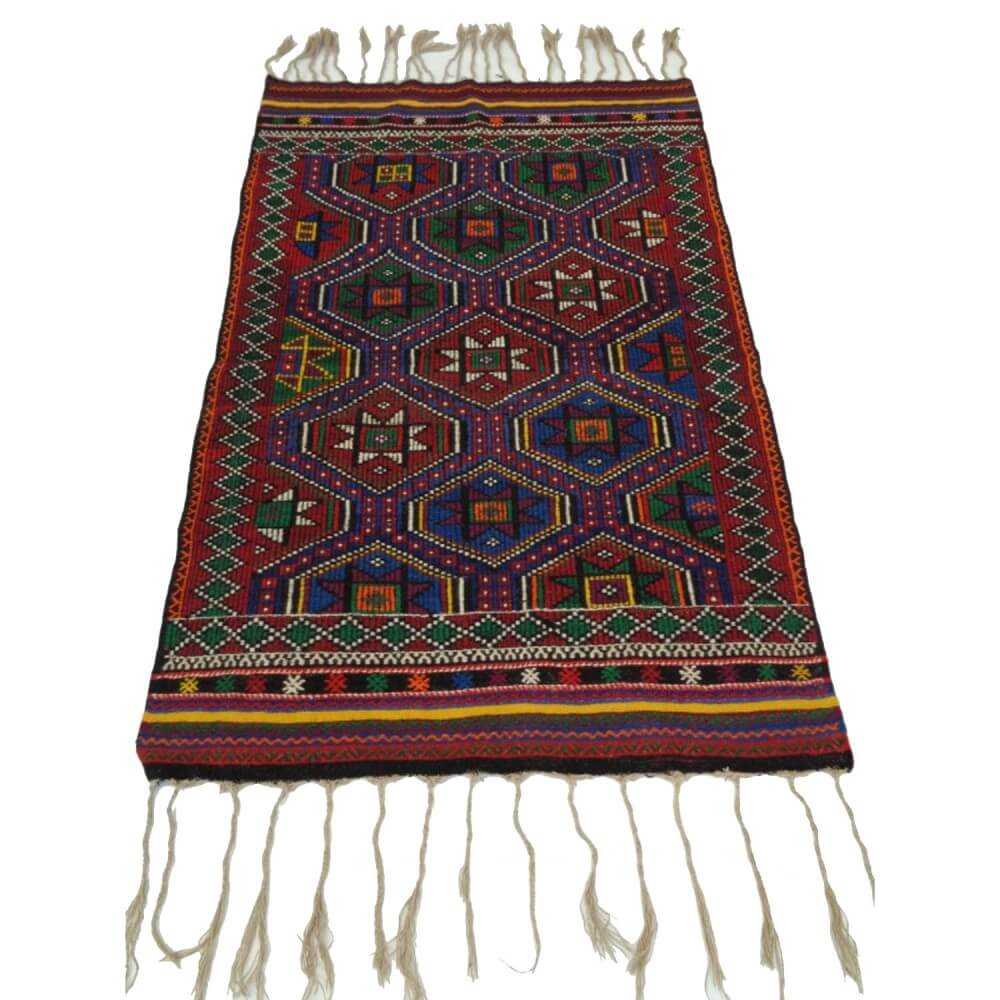 190 x 130 cm Handwoven oriental kilim rug - SHI_KR08
