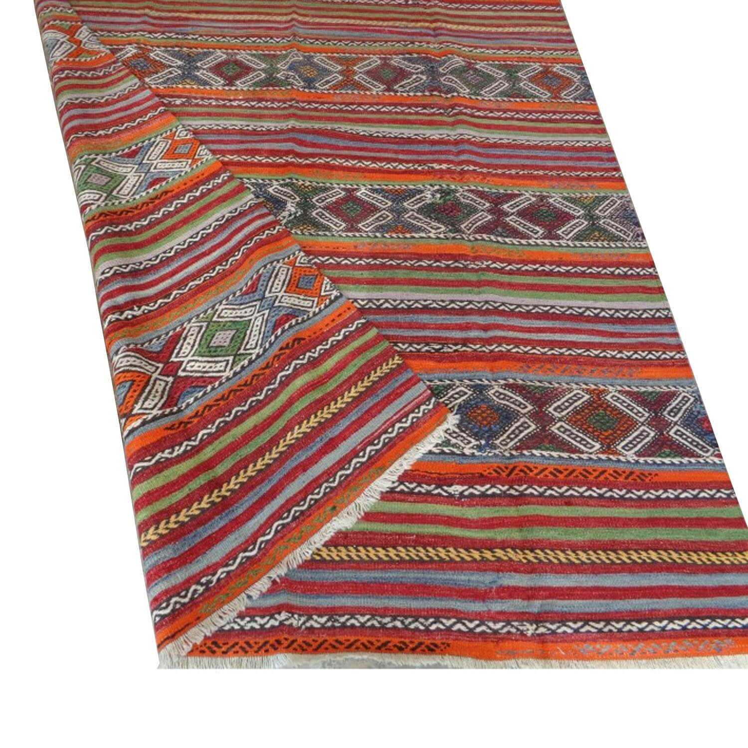 230 x 148 cm Handwoven oriental kilim rug - SHI_KR10