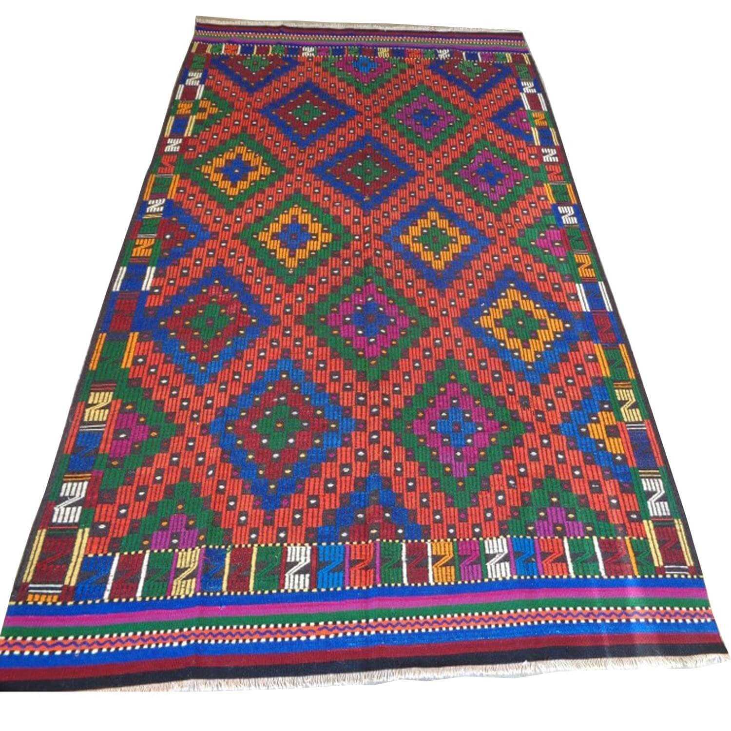 325 x 208 cm Handwoven oriental kilim rug - SHI_KR13