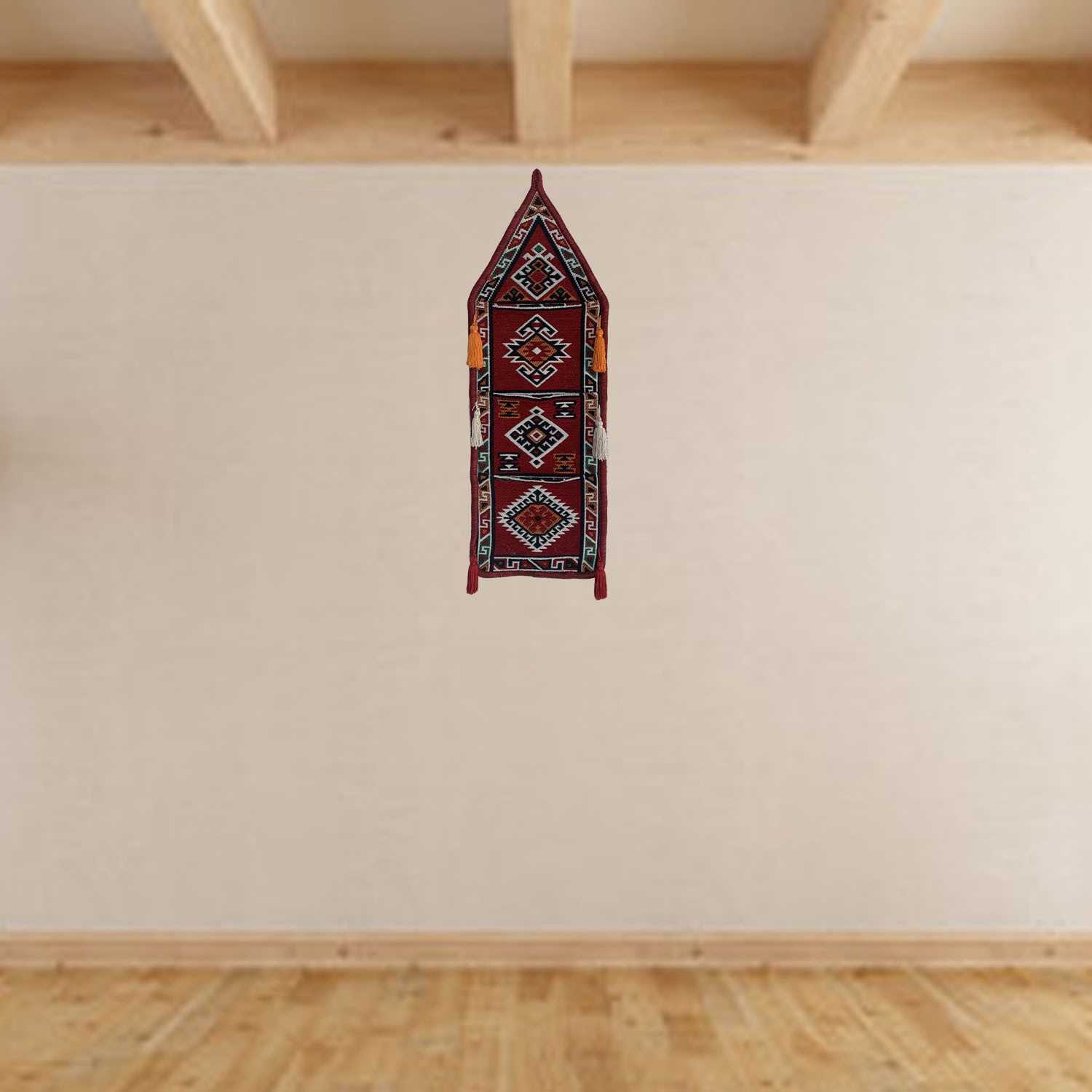 Bedouin style traditional kilim wall hanging