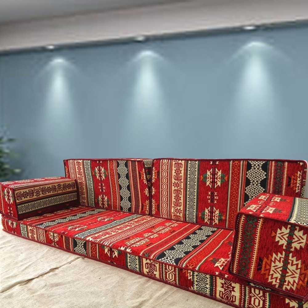 MIA Three Seater Majlis Floor Sofa Set