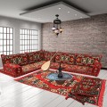 APACHE Six seater corner floor sofa set