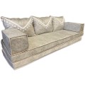 ELEGANT Double Base Three Seater Floor Sofa Set