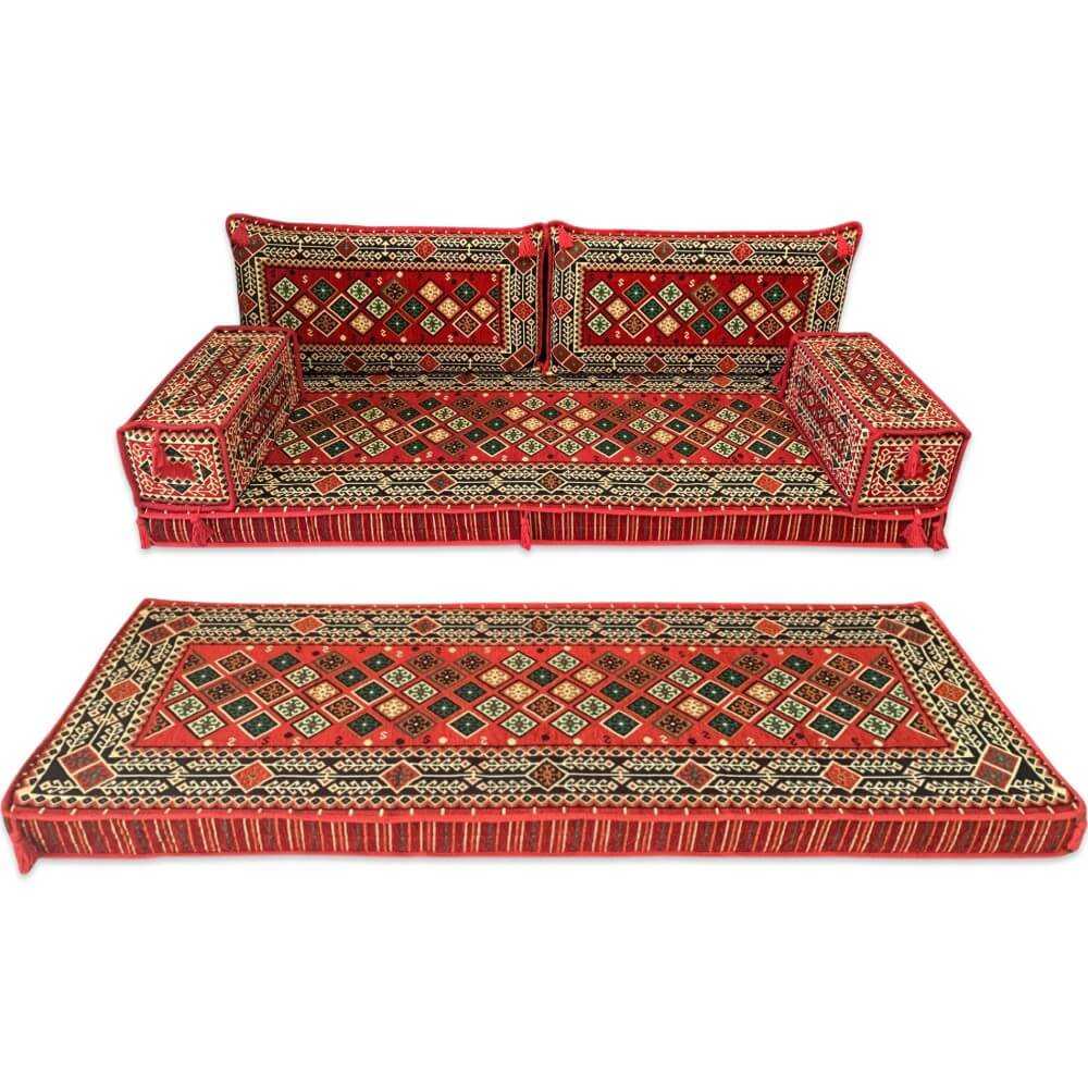 CHILE Double Base Three Seater Floor Sofa Set