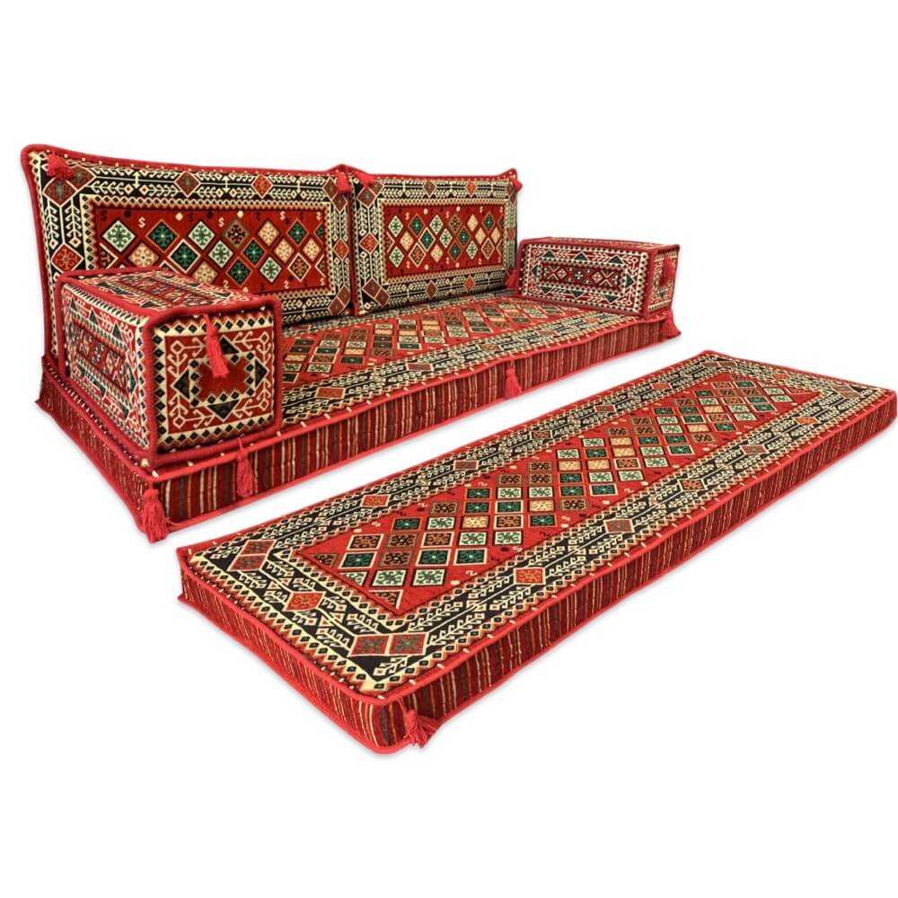 CHILE Double Base Three Seater Floor Sofa Set