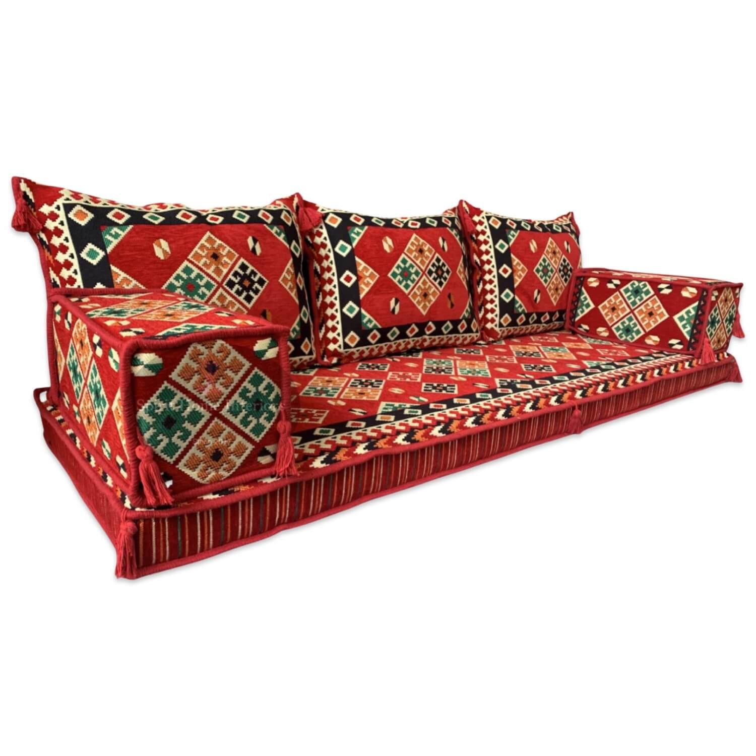 URGUP Three Seater Majlis Floor Sofa Set