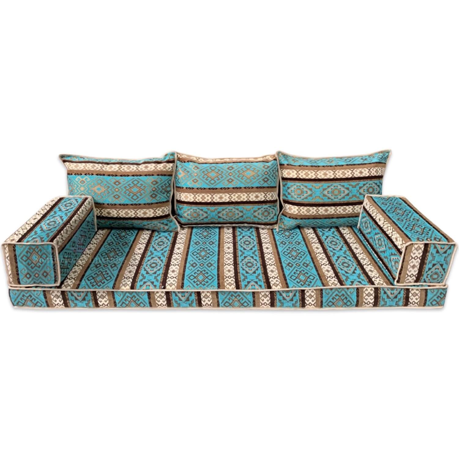 TROPICANA Three Seater Majlis Floor Sofa Set