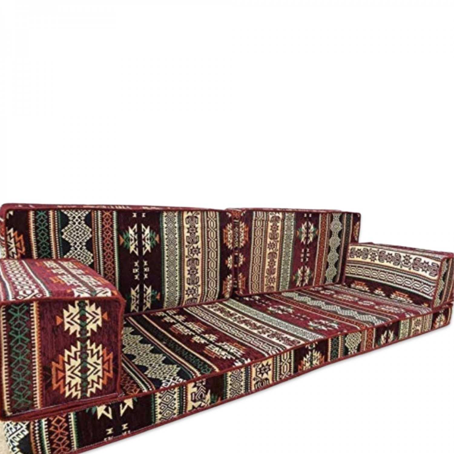 MIA Three Seater Majlis Floor Sofa Set