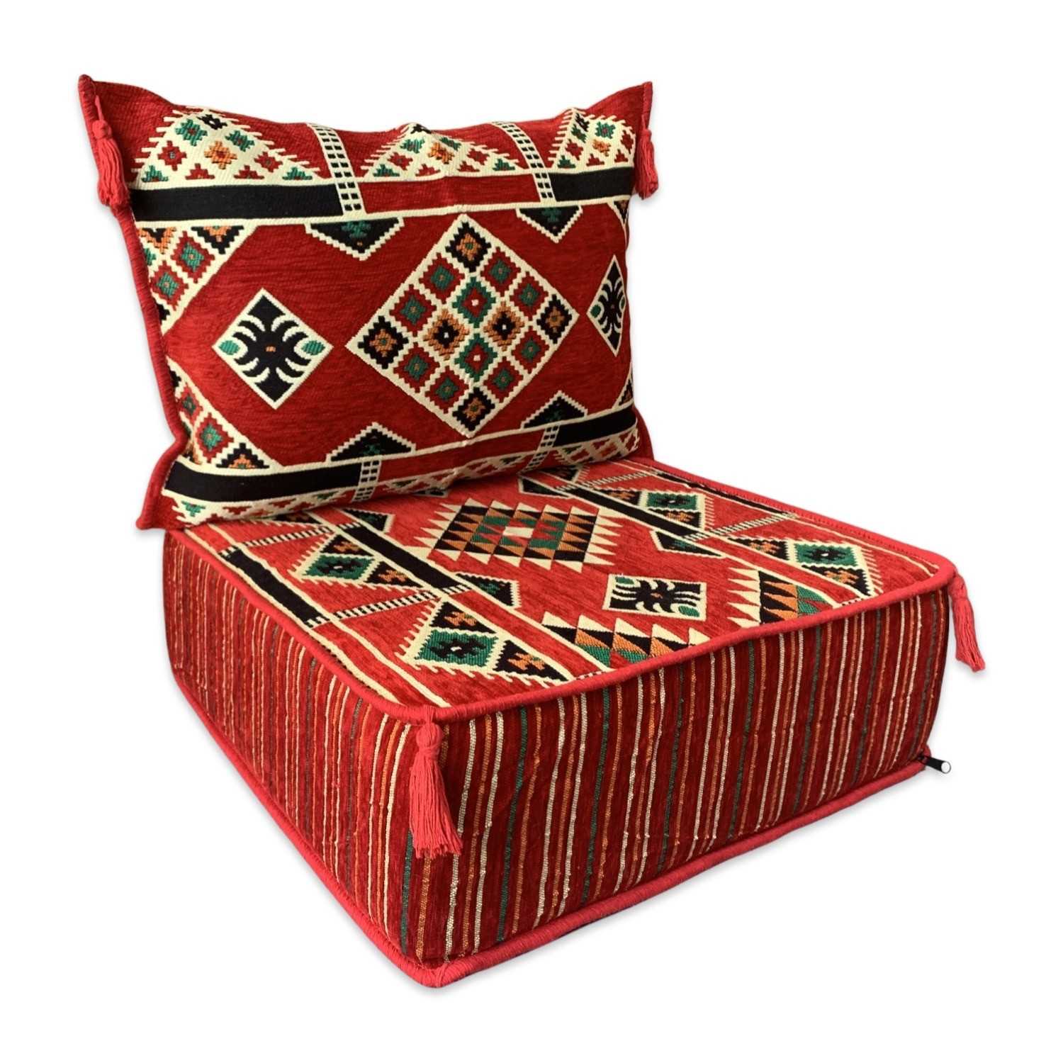 KILIM Pouffe Lounge Chair - Single Seater