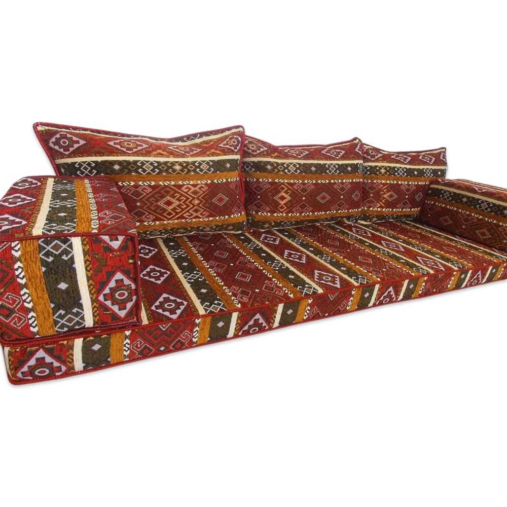 IDLIB Three Seater Majlis Floor Sofa Set