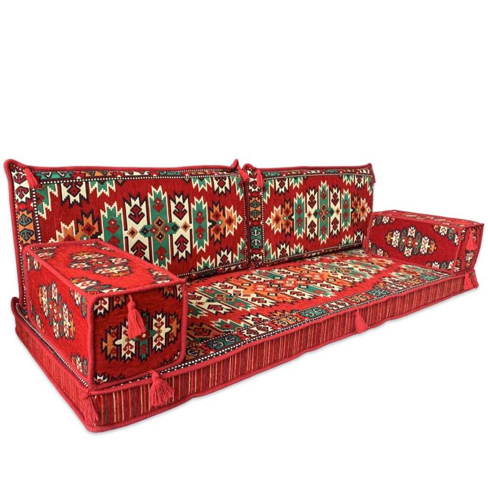 APACHE Three Seater Majlis Floor Sofa Set