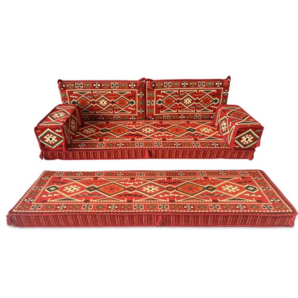 ANATOLIA Double Base Three Seater Floor Sofa Set