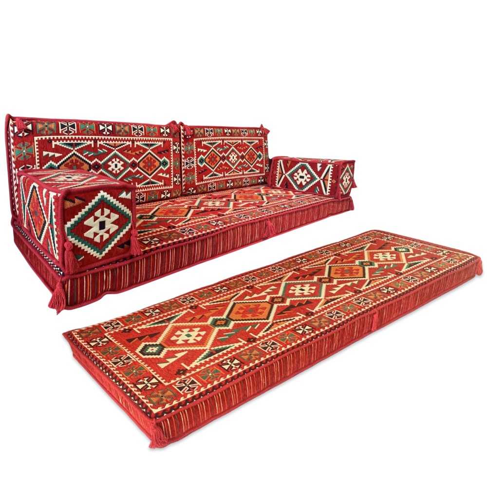 ANATOLIA Double Base Three Seater Floor Sofa Set