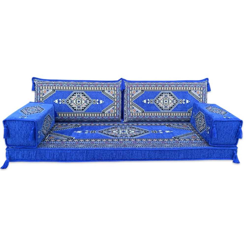 PALACE Royal Blue 10-Piece Combo Living Room Set