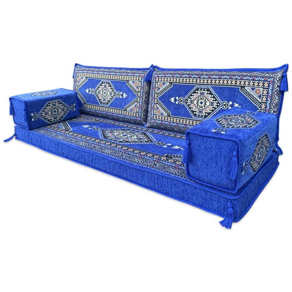 PALACE Royal Blue 10-Piece Combo Living Room Set