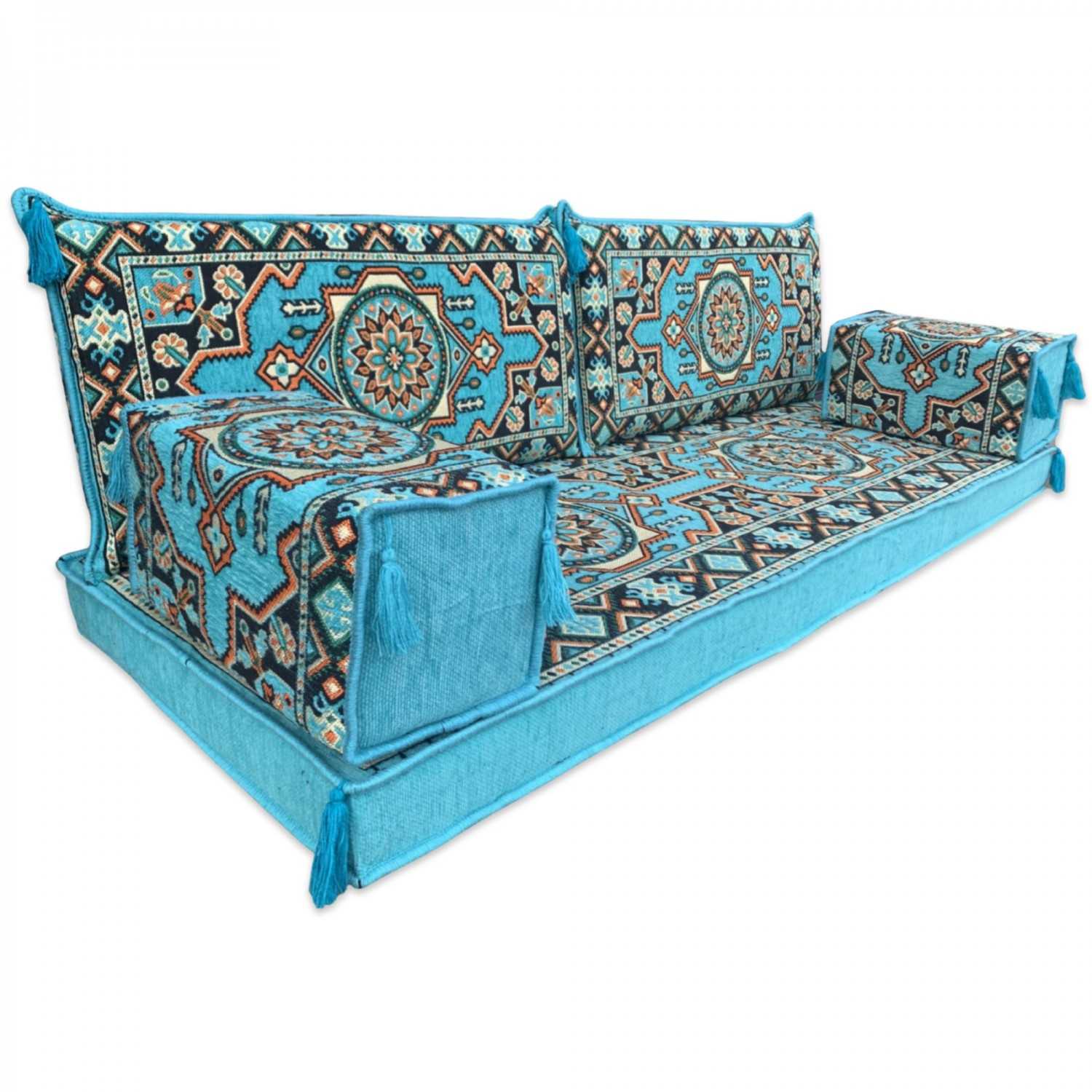 ATLANTIS Turquoise 10-Piece Combo Living Room Set