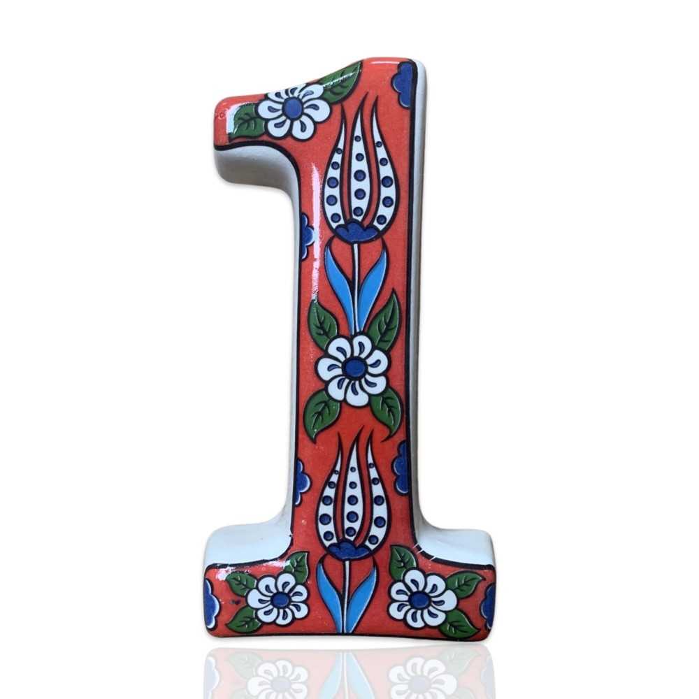 Handmade Ceramic Door Number