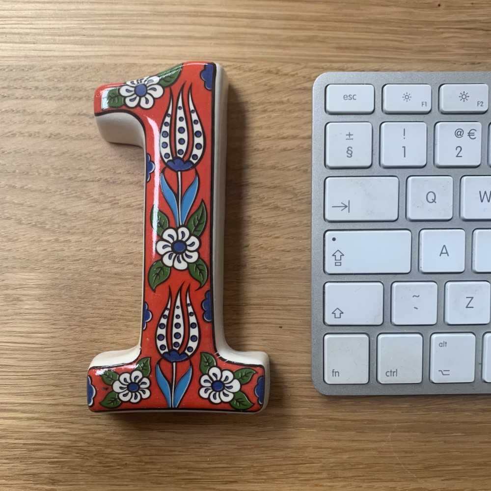 Handmade Ceramic Door Number