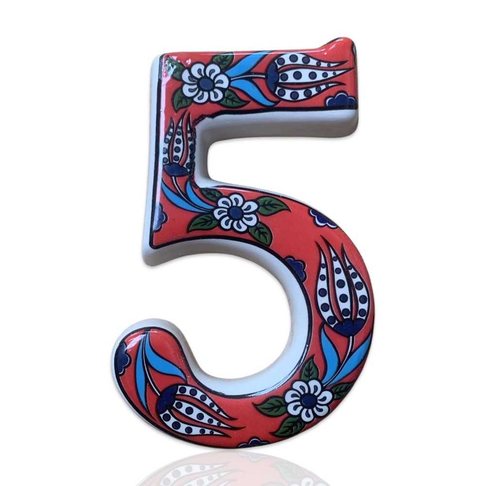 Handmade Ceramic Door Number