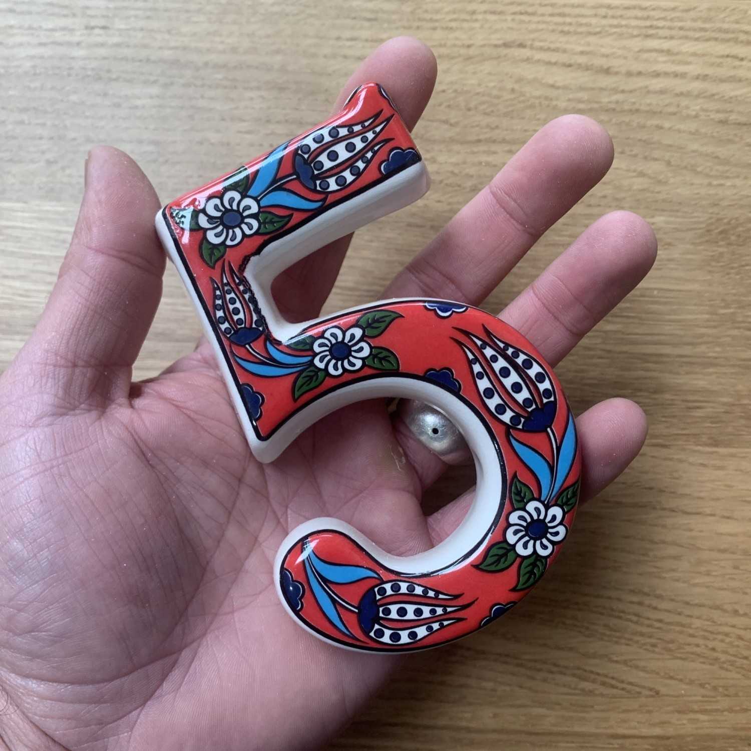 Handmade Ceramic Door Number