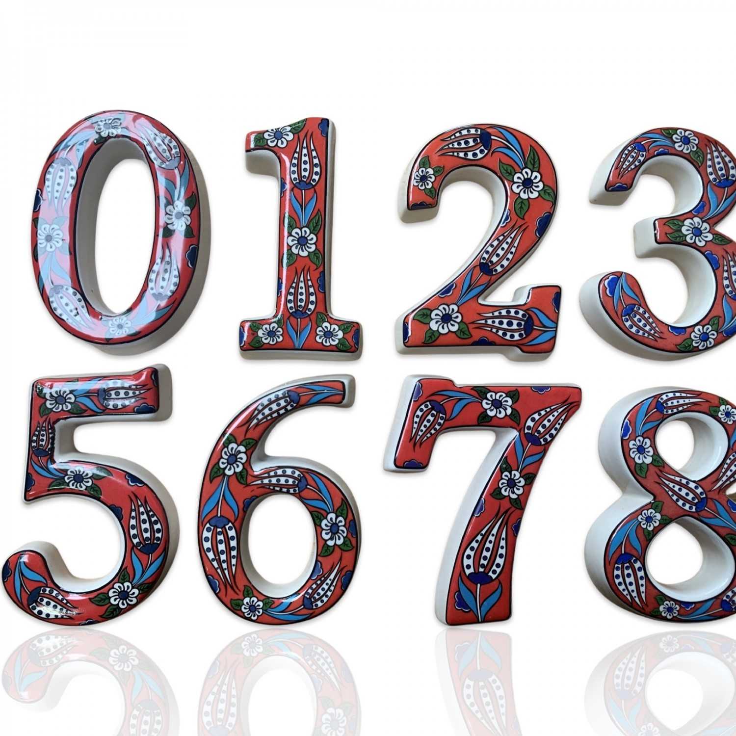 Handmade Ceramic Door Number