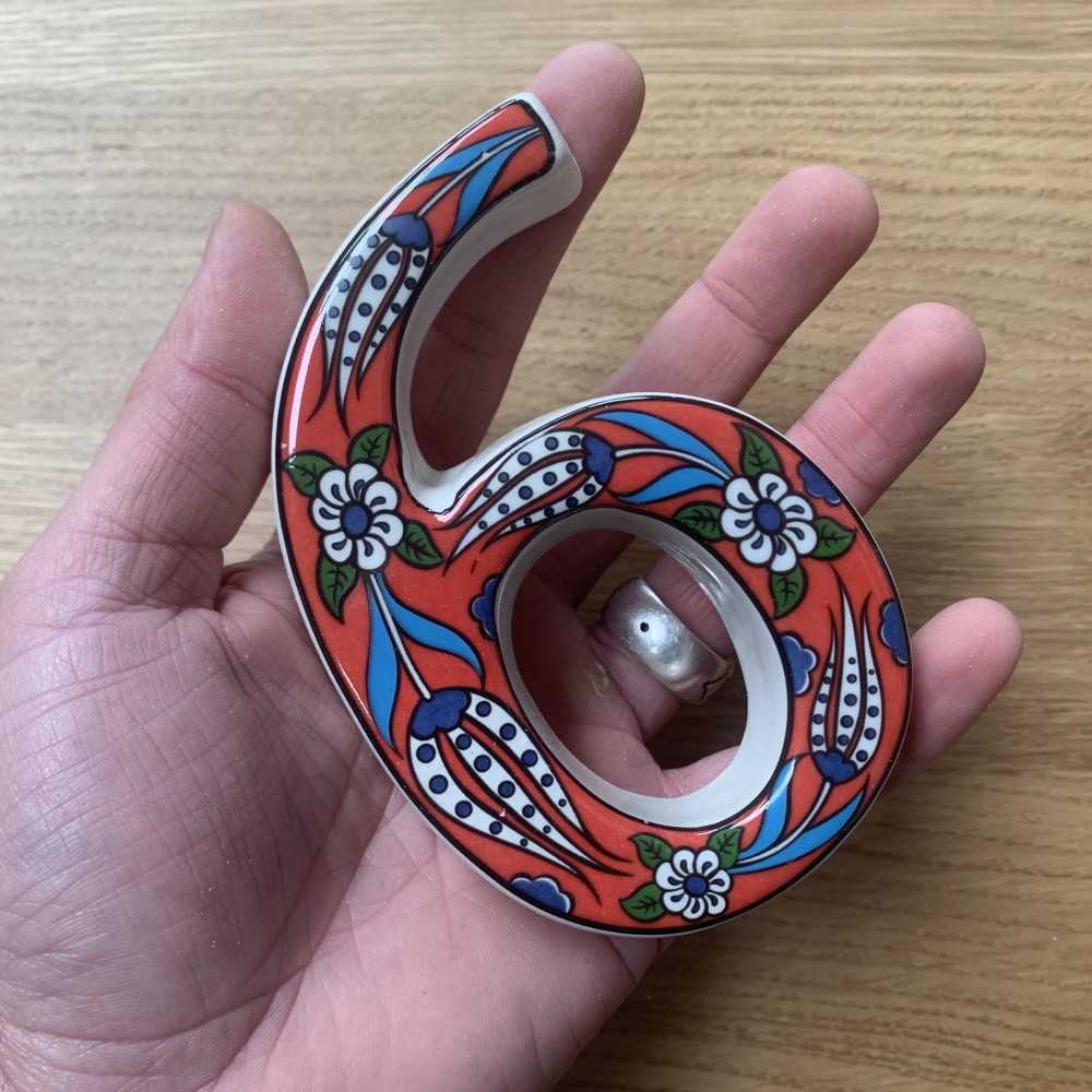 Handmade Ceramic Door Number