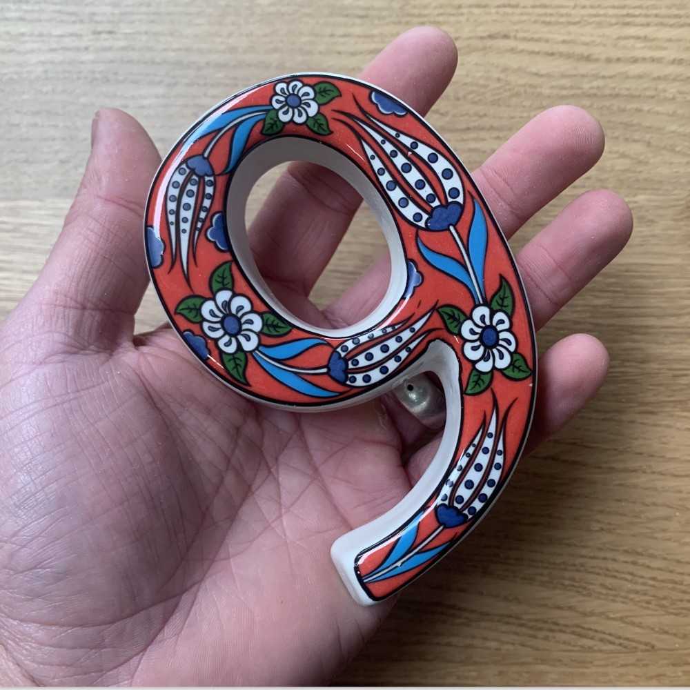 Handmade Ceramic Door Number