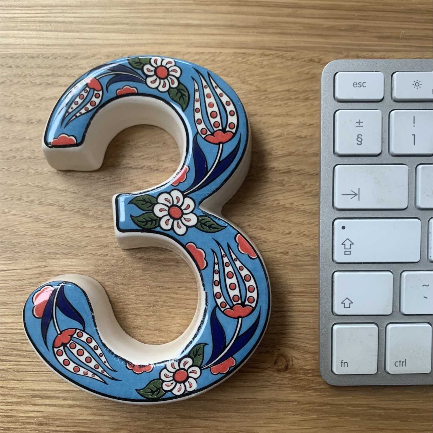 Handmade Ceramic Door Number