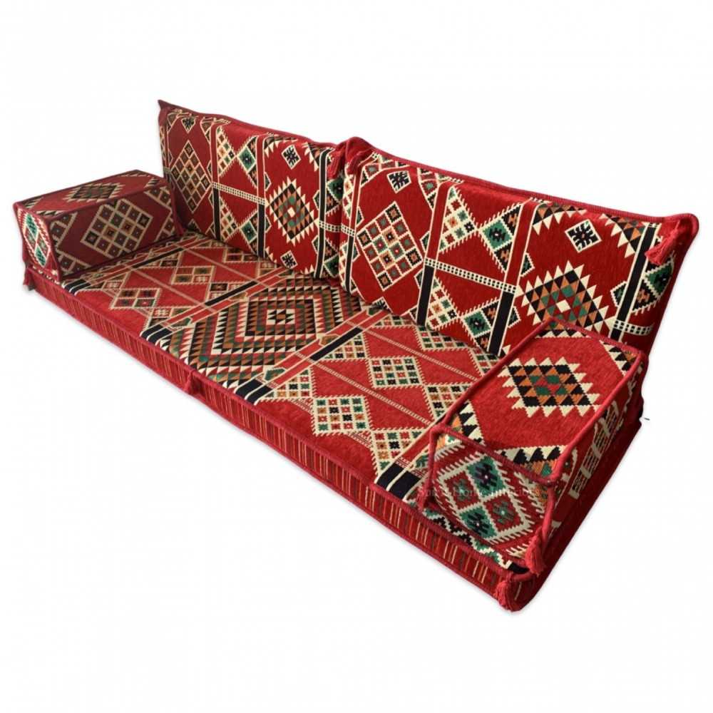 KILIM Three Seater Majlis Floor Sofa Set