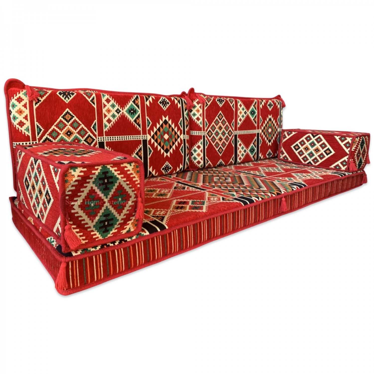 KILIM Three Seater Majlis Floor Sofa Set