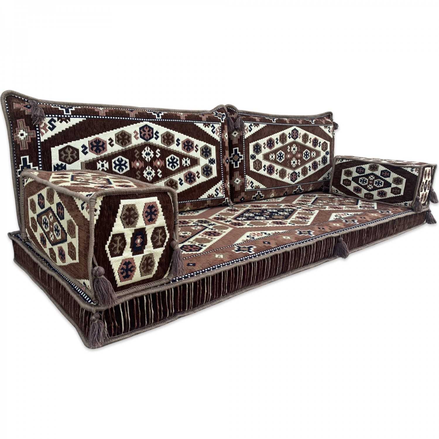 NOMAD Three Seater Majlis Floor Sofa Set